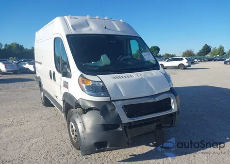 2019 Ram Promaster 1500 High Roof 136 Wb z USA, uszkodzony, nr VIN 3C6TRVBGXKE547420